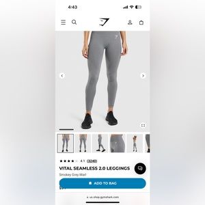 Gymshark Vital Seamless 2.0 Leggings